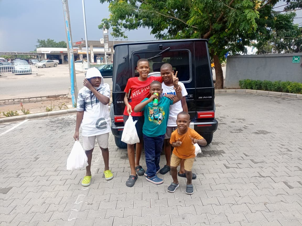 Children from a CMF community smiling together